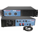 Amplificador Potência New Vox Pa 6000 3000w Rms + N. Fiscal