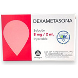 Dexametasona 8mg/2ml Solución Inyectable C/1 Amp. Maver