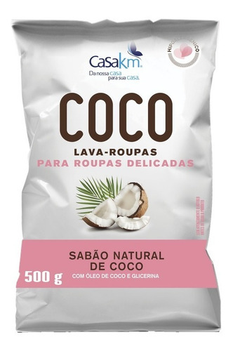 Lava-roupas Coco Casa Km Roupas De Bebê 500g