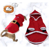 Suéter De Santa Con Gorro Para Perro Talla 6