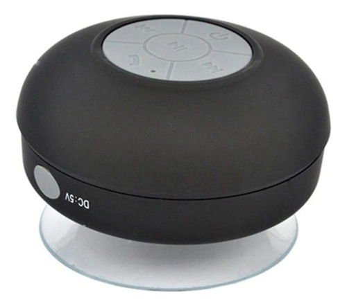 Mini Caixinha Som Bluetooth Portátil Prova De Água Ventosa Cor Preto 110v/220v