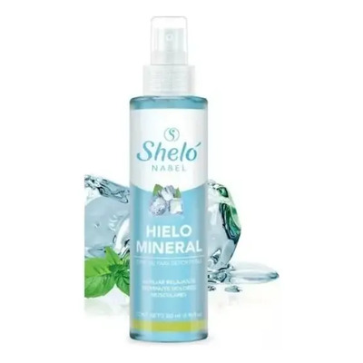 Shelo Hielo Mineral Spray 265 ml Alivio de Dolores Musculares en Cuello, Espalda y Rodillas | MercadoLibre