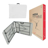 Mesa Plegable Vincenzi 1.8 Mts Grande Tipo Maleta R1001