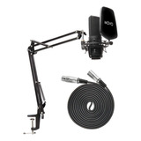 Paquete De Micrófono Movo Vsm-7 Xlr Con Brazo De Brazo De Mi