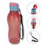 Garrafa Eco Tupper 500ml - Rosa Orquídeas