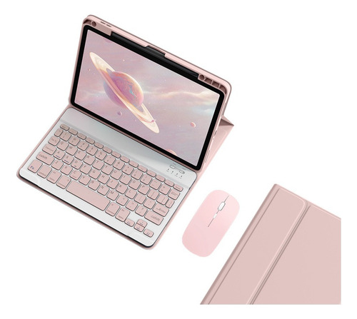 Capa Com Teclado E Mouse Para iPad Air 3/pro 10.5 Heihutaox