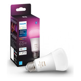 Philips Hue Lámpara Led Individual 10w, A19 E26, Blanco Y