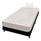 Combo Dormilandia Multisleep Sencillo Colchon+basecama+almo