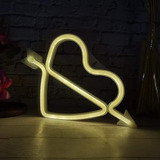 ~? Ovtspo Cupido's Arrow Neon Signs Led Light Word Sign For 