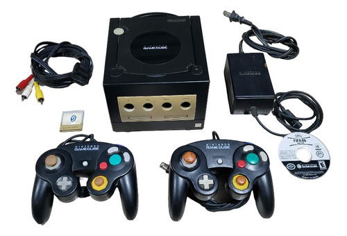 Game Cube Preto Completo E Funcionando 100% G1