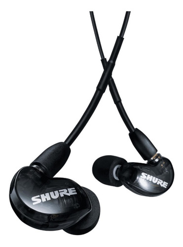 Auricular Profesional Shure Se215 Cable Removible En Negro
