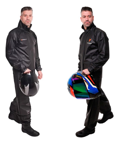 2 Capas Chuva Moto Impermeavel Pioneira Storm Combate