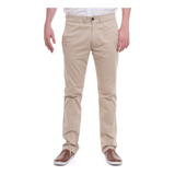 Pantalon Slim Hombre Gabardina - Colores Varios - B.a. Jeans