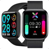 Smartwatch Relógio Inteligente Unisex Dafit Ios E Android Cor Da Caixa Preto Desenho Da Pulseira Sport Silicone / Milanese (metal)
