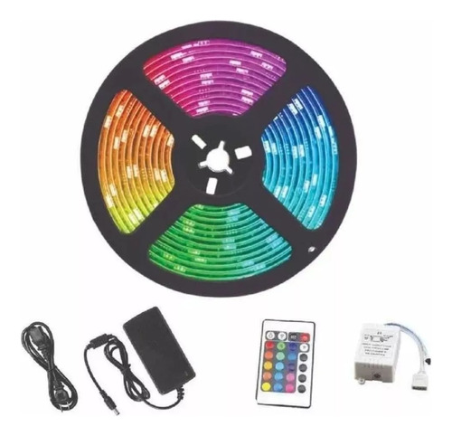 Cinta Led Rgb Bluetooth Luces Usb Tv Hogar Música 5mts