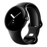 Reloj Inteligente Google Pixel De 41 Mm Wifi/bt, Negro, Color De La Carcasa: Negro, Color De La Pulsera: Obsidiana, Diseño De La Correa: Suave