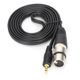 Cable De Pvc De 3,5 Mm A Xlr, Cable De Micrófono Femenino Pa