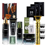 Kit Skincare Para Hombre 5 Pasos Flamenco + Serum Barba