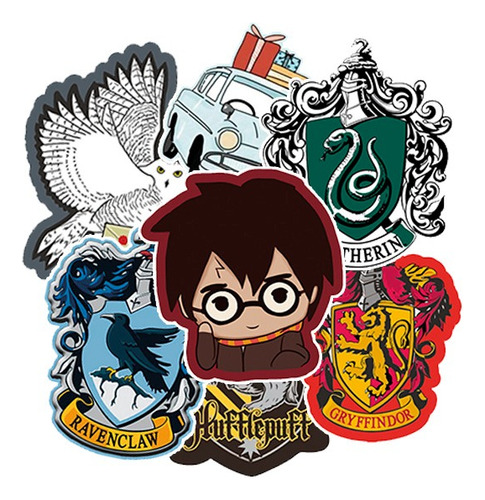 Stickers Pack Harry Potter Nº1 Calcomanias Vinilo Apum