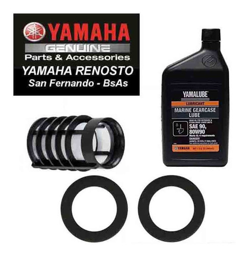 Kit De Servicio Anual Yamalube Para Motores Yamaha 90hp 2t