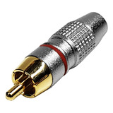 Venetian Le5021 Conector Rca Ficha Metal A Cable Por Unidad 