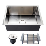 Cuba Para Cozinha Gourmet Pia Aço Inox 304 Quadrada 58cm