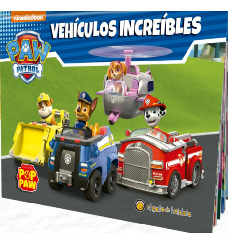 Pop Paw - Vehiculos Increibles, De Vários Autores. Editorial El Gato De Hojalata, Tapa Blanda, Edición 1 En Español, 2022