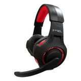 Headset Gamer Led Com Microfone Bright Ref.0468 Cor Preto