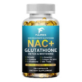 Nac+glutation, Alpha Lipoic,vitamina C, Colagen 120 Cápsulas