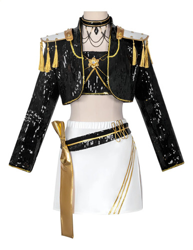 Traje Huntrix K-pop Negro+dorado Premium P/cosplay Cy
