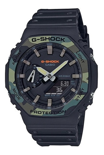 Reloj Casio G-shock Ga-2100su-1 Ag Oficial Caba Gtia 2 Años