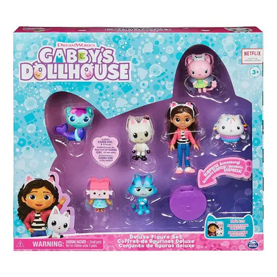 Casa Magica De Gabby's Dollhouse - Conjunto Deluxe 7 Bonecos | Envío gratis