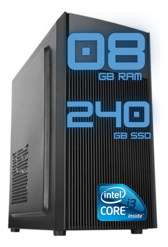 Computador Corporativo Intel Core I3 Ssd 240gb 8gb Nf