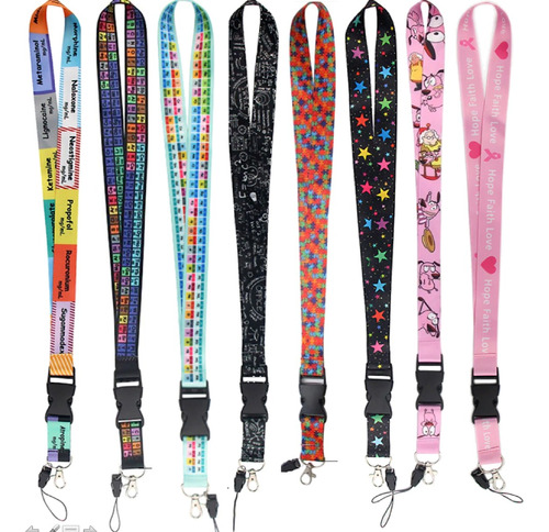 Lanyard Cordon Portagafete Correa Cinta Llavero Kawaii