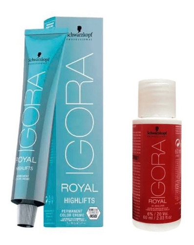 Coloração Igora Royal Superclareador Natural 12-0 - 60g + Ox