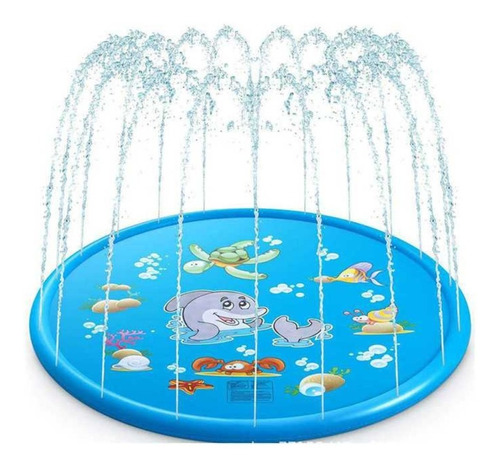 Alfombra Piscina Lanza Agua Rociador Juego Verano Niños