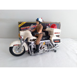 Brinquedo Antigo Moto Super Police Motor Cycle Anos 80 - Lei