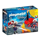 Playmobil Bombero Con Bomba De Agua City Action 9468 