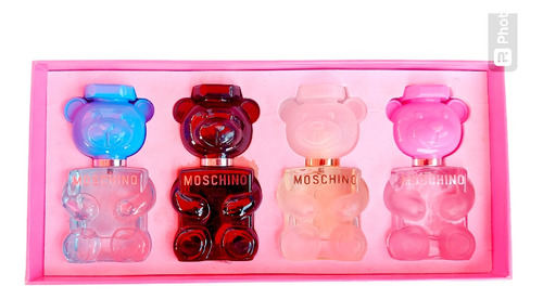 Estuche De Perfume Toy 2 De Moschino De 30 Ml  4 Piezas 