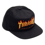 Gorro Thrasher Snapback Godzilla Flame Blue | Laminates