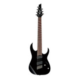 Guitarra Eléctrica Ibanez Rg Standard Rgms7 De Nyatoh Black Con Diapasón De Jatoba