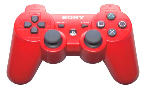 Joystick Ps3 Rojo Bluetooth Inalámbrico + Cable Usb