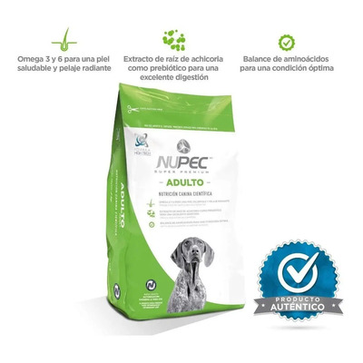 Nupec Adulto De Raza Mediana Y Grande Perro 5kg | Envío gratis