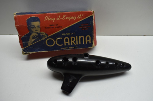 Antigua Ocarina Waterbury Usa Baquelita