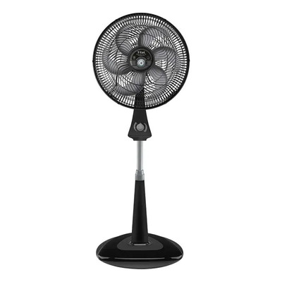 Ventilador Pedestal Repelente Potente & Silencioso T-fal 18 Cantidad De Aspas 6 Estructura Negro Aspas Gris Diámetro 18 Material De Las Aspas Plástico 45.72 Cm