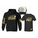 Kit Sudadera + Playera + Gorra Pericos De Puebla Lmb Gold