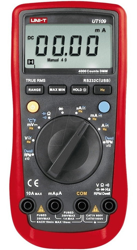 Multímetro Digital Uni-t Ut109 Para Vehiculos Automotor