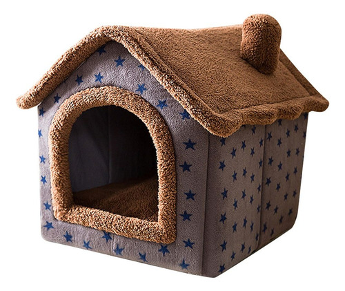 Cama Para Gatos Cat Villa, Caseta Extraíble, Plegable Y Cáli