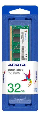 Memoria Ram Premier Color Verde 32gb 1 Adata Ad4s320032g22-sgn