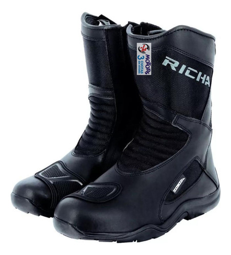 Jm Botas Richa Zapatilla Vulcan 2 Wp Turismo Negro Hombre